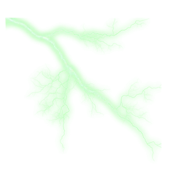 lightning on a white background