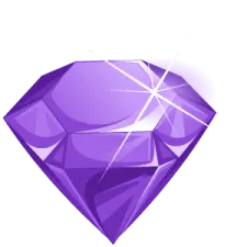 a purple diamond