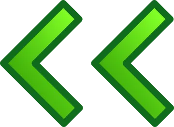 a green arrow icon on a white background
