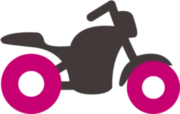 a silhouette of a person riding a motorcycle