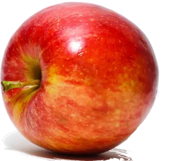 the apple is red