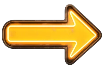 a yellow arrow pointing up to the right