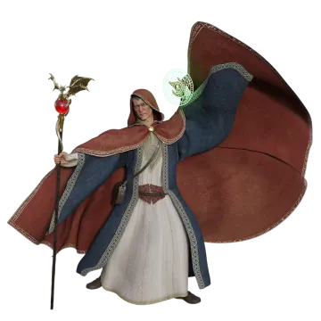 a 3d image of a woman dressed as a fairy