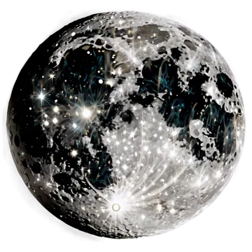 a black and white image of the moon