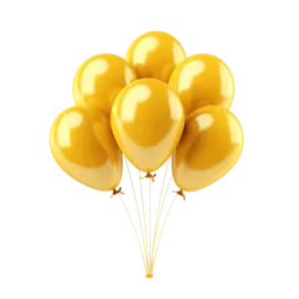 a bunch of balloons on a white background