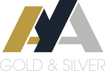 the gold and silver logo