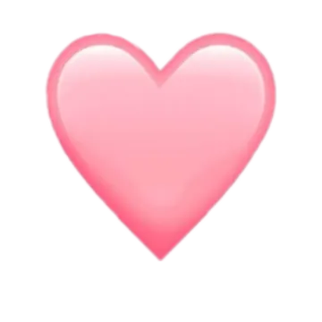 a pink heart on a white background