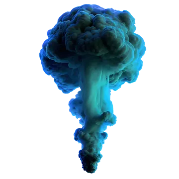 a black cloud of smoke on a white background