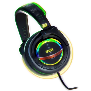 a pair of headphones on a white background