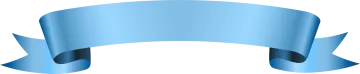 a blue ribbon on a white background