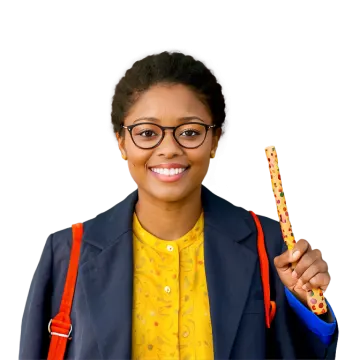 a young girl with glasses holding a toothbrush