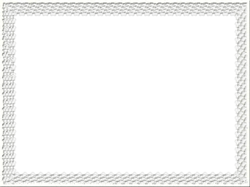 a white frame with a pattern on it