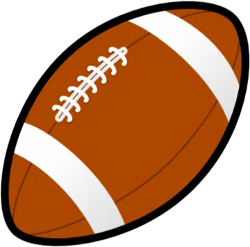 a football ball on a white background