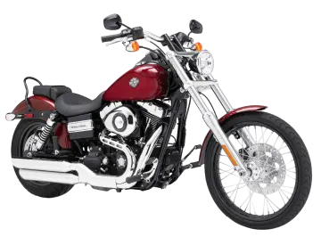 a red motorcycle on a white background