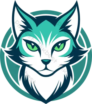 the head of a cat with green eyes