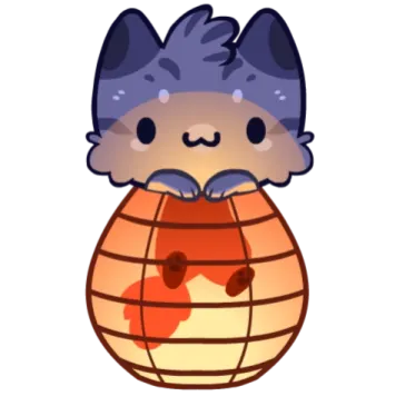 a cartoon cat sitting on top of a barrel