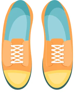 a pair of shoes with laces on them
