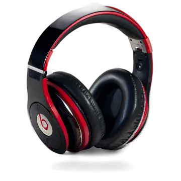 a pair of headphones on a white background