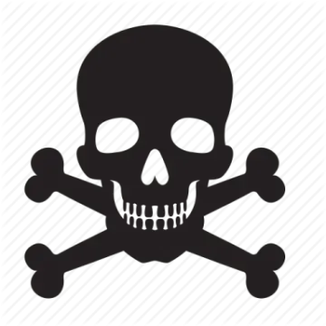 a skull and crossbones icon