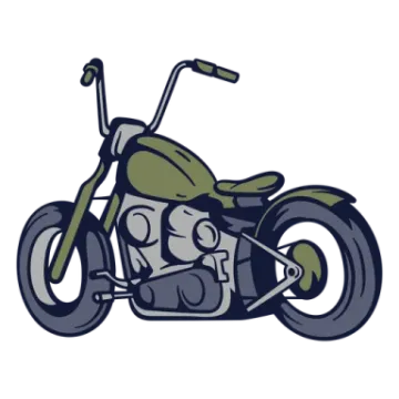 an illustration of a motorcycle