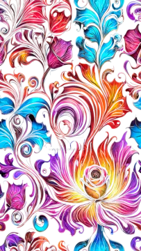 seamless watercolor floral pattern vector