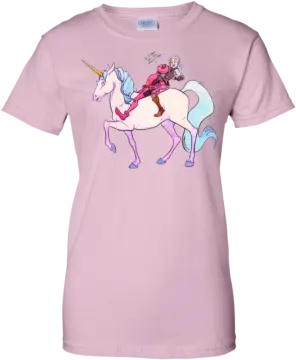 the princess on a unicorn t - shirt