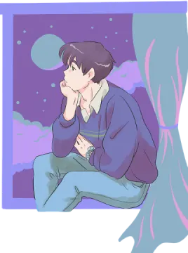 a man sitting on the ground in front of a tree
