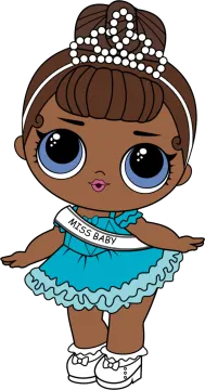 a little girl in a blue dress and white shoes