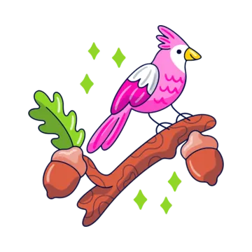 a bird sitting on top of a tree branch