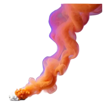 a close up of a cigarette with smoke coming out