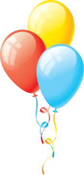 a bunch of balloons
