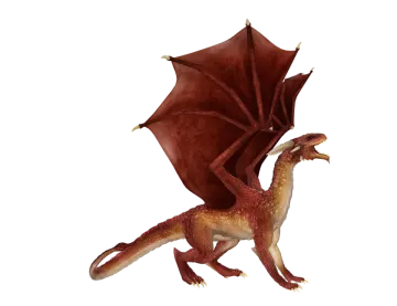 a toy of a dragon on a white background