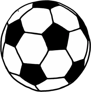 a black and white soccer ball