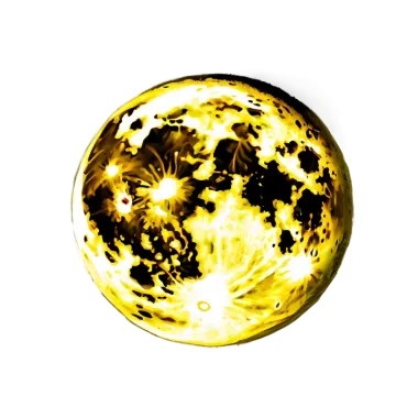 an image of the moon with a white background