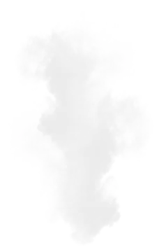 a cloud of smoke on a white background
