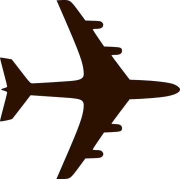an airplane silhouette on a white background