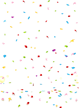a white background with many different colored cons