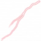 a white background with a line of lightening