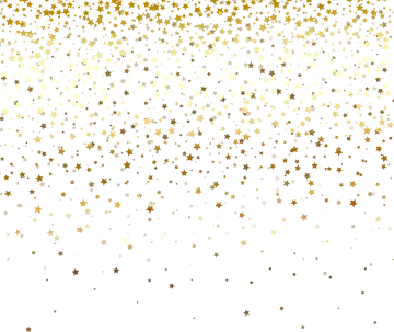 a white background with gold stars