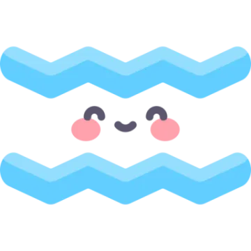 an image of a blue wave with two eyes
