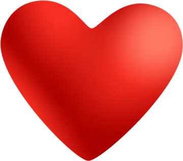 a red heart