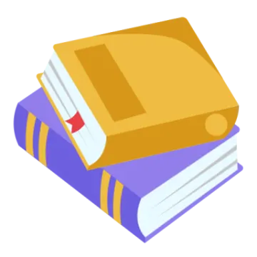 a stack of books