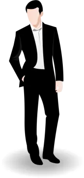 a man in a suit and tie