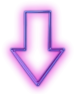 a purple arrow icon on a white background