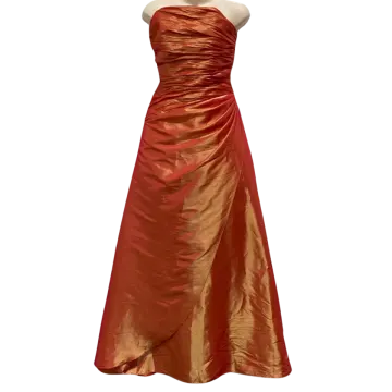 a red dress on a manne