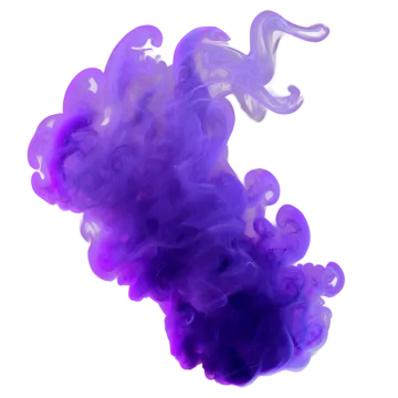 purple smoke on a white background