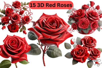 red roses clipart