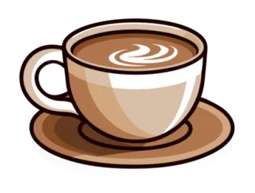 a cup of coffee on a saucer