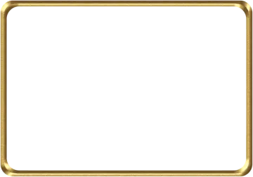 a gold frame on a white background