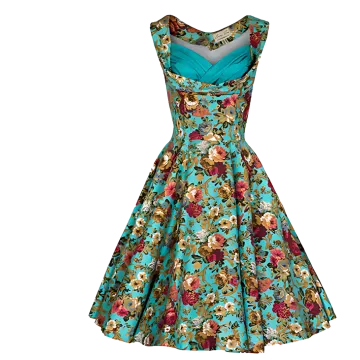 a dress with floral print on it
